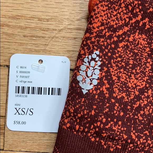 W/tag Free People Square Good Karma Bra - Picture 5 of 6